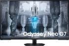 Monitor 43" Samsung Odyssey Neo G70NC White (LS43CG700NUXEN) - obraz 1