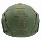 Кевларовий шолом каска військова тактична Виробництво Україна ОБЕРІГ R (олива)клас 1 NIJ IIIa - зображення 6