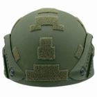 Каска шлем кевларовая военная тактическая баллистическая Украина ОБЕРІГ F2(хаки, олива) клас 1 NIJ IIIa - изображение 6