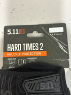 Тактичні рукавички 5.11 Tactical Hard Times 2 Чорний XXL - зображення 5