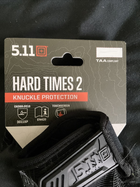 Тактичні рукавички 5.11 Tactical Hard Times 2 Чорний XXL - зображення 8