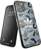 Etui plecki Adidas OR SnapCase Camo do Apple iPhone 12/12 Pro Blue-Black (8718846087391) - obraz 1