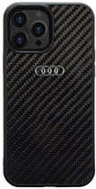 Etui plecki Audi Carbon Fiber do Apple iPhone 14 Pro Black (6955250225359) - obraz 1