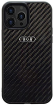 Etui plecki Audi Carbon Fiber do Apple iPhone 14 Pro Black (6955250225359)