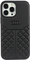 Etui plecki Audi Genuine Leather do Apple iPhone 13/13 Pro Black (6955250226011) - obraz 1