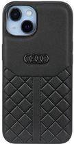 Etui plecki Audi Genuine Leather do Apple iPhone 14 Black (6955250226417) - obraz 1