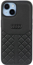 Панель Audi Genuine Leather для Apple iPhone 14 Чорний (6955250226417) - зображення 1