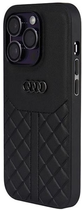 Etui plecki Audi Genuine Leather do Apple iPhone 14 Pro Black (6955250226424) - obraz 2