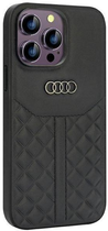 Etui plecki Audi Genuine Leather do Apple iPhone 14 Pro Max Black (6955250226431) - obraz 1