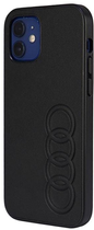 Etui plecki Audi Synthetic Leather do Apple iPhone 12/12 Pro Black (6955250226349) - obraz 2