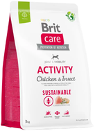 Корм для собак з підвищеною активністю Brit Care Dog Sustainable Activity з куркою та комахами