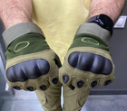 Перчатки тактические пальцевые, цвет Олива, размер L - изображение 2