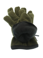 Тактичні рукавички флісові двошарові Олива L - зображення 2