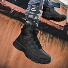 Ботинки тактичні Lesko GZ706 Black р.44 чоловічі на шнуровці демісезонні - зображення 6