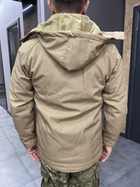 Куртка зимняя мужская тактическая Wolftrap Softshell Койот M - изображение 2