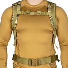 CamoTec рюкзак Foray Multicam, армейский рюкзак 50л, походной рюкзак мультикам 50л, рюкзак походной большой - изображение 6