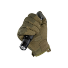 Тактичні рукавиці повнопалі із захистом Olive XL - изображение 5