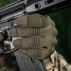 Тактичні рукавиці повнопалі із захистом Olive XL - изображение 11