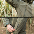 Тактическая куртка Pave Hawk PLY-6 Green (M) мужская армейская с капюшоном и карманами на рукавах - изображение 7