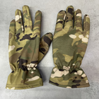 Перчатки зимние пальцевые, Мультикам, размер XL, подкладка флис, тактические перчатки зимние - изображение 5