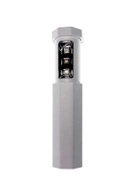 Портативний кишеньковий телескопічний стерилізатор UVС білий - зображення 1