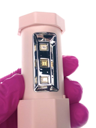 Портативний кишеньковий телескопічний стерилізатор UVС рожевий - зображення 5