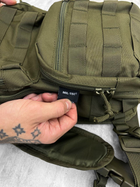 Тактический рюкзак сумка через плечо Mil-Tec 10л.oliva ЛГ7149 - изображение 3