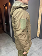 Куртка тактическая WOLFTRAP, Softshell, цвет Олива, размер L, зимняя флисовая куртка для военных - изображение 2