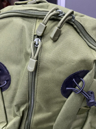 Военный рюкзак 45 л., Олива, ткань - Кордура, тактический рюкзак для военных, армейский рюкзак для солдат - изображение 6
