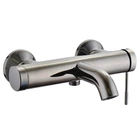 Смеситель для ванны Imprese Brenta графитовый хром ZMK091908040
