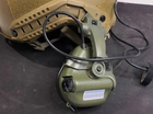 Тактические активные наушники с микрофоном Earmor M32X Mark3 Оливковый (Kali) - изображение 5