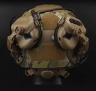 Универсальный адаптер для крепления активной гарнитуры на рельсы шлема OPS Core Песочный (Kali) - изображение 5