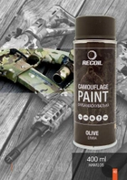 Аерозольна маскувальна фарба для зброї Олива (Olive) RecOil 400мл - зображення 2
