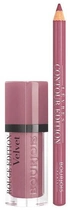 Матова помада Bourjois Rouge Edition Velvet Lipstick 14 Plum Plum Girl Set 2 Pieces 6.7 мл (3614225249945) - зображення 1