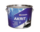 Краска латексная ESKARO AKRIT 7 интерьерная белая-база А 2,85л