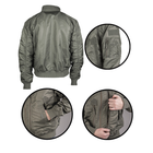 Куртка демісезонна Sturm Mil-Tec US Tactical Flight Jacket Olive XL (10404601) - изображение 2