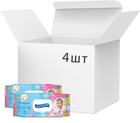 Упаковка влажных салфеток Superfresh Baby Chamomile с клапаном 4 пачки по 72 шт (42110421)