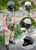Баллистический армейский черный шлем пехотный, военная пуленепробиваемая армейская каска универсальная, с защитой ушей, класс уровня NIJ IIIA - изображение 3