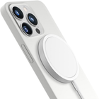 Etui plecki 3MK Hardy Case z MagSafe do Apple iPhone 15 Pro Silver-white (5903108527392) - obraz 3
