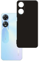 Etui plecki 3MK Matt Case do Oppo A78 5G Black (5903108515450) - obraz 1