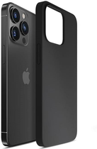 Etui plecki 3MK Silicone Case do Apple iPhone 13 Pro Black (5903108499040) - obraz 1