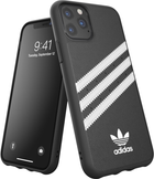 Etui plecki Adidas Moulded Case do Apple iPhone 11 Pro White-black (8718846070799) - obraz 1