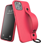 Etui plecki Adidas OR Hand Strap Case do Apple iPhone 12 Pro Max Signal pink (8718846084529) - obraz 1