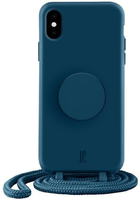 Etui plecki Just Elegance PopGrip do Apple iPhone X/XS Blue sapphire (4062519300183) - obraz 1