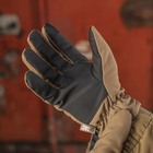 Тактические перчатки Soft Shell Thinsulate Coyote Brown Размер XL (сенсорные, софтшелл, непромокаемые) - изображение 7