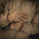 Зимние тактические перчатки сенсорные M-Tac Soft Shell Coyote Размер XL - изображение 4