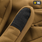 Зимние тактические перчатки сенсорные M-Tac Soft Shell Coyote Размер M - изображение 7
