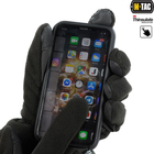 Флисовые тактические перчатки c утеплителем M-Tac Fleece Thinsulate Black Размер XL (25-28 см) (Touch Screen сенсорные) - изображение 2