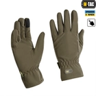 Зимові сенсорні тактичні рукавички M-Tac Soft Shell Olive Розмір M (90010001) - зображення 1