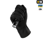 Зимові сенсорні тактичні рукавички M-Tac Soft Shell Black Розмір M - зображення 3